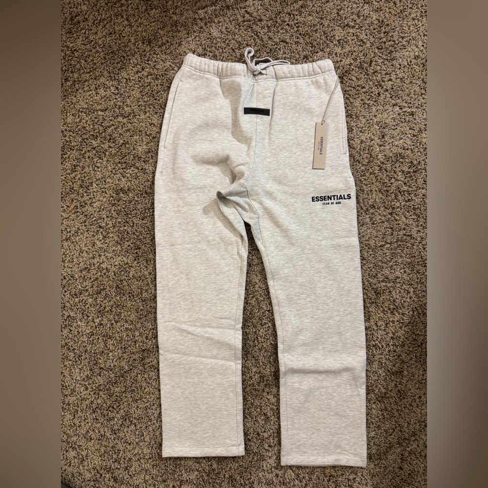 Fear of God Essentials Kids Light Gray Sweatpants